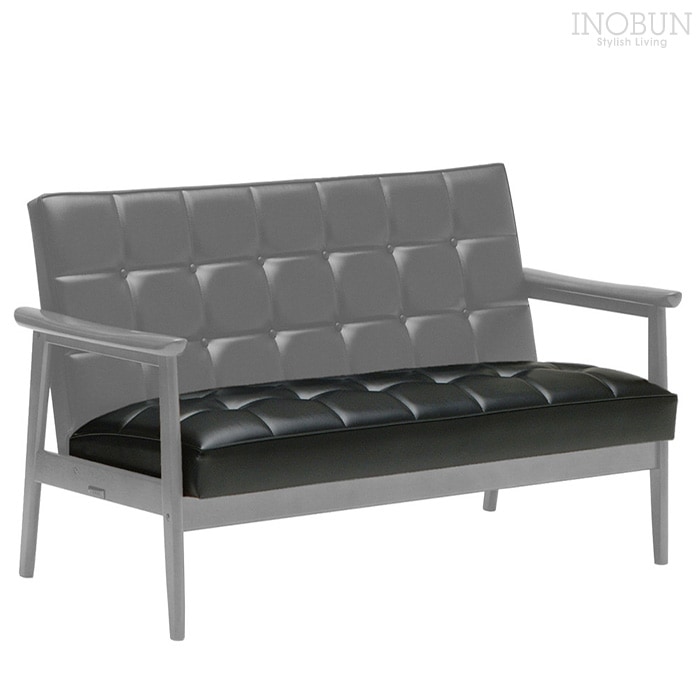 カリモク60 Kチェア 2シーター シートパーツ スタンダードブラック