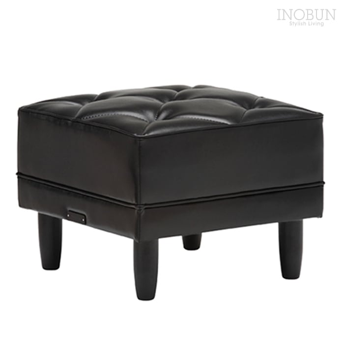 カリモク60 オットマン スタンダードブラック ダークウォールナット