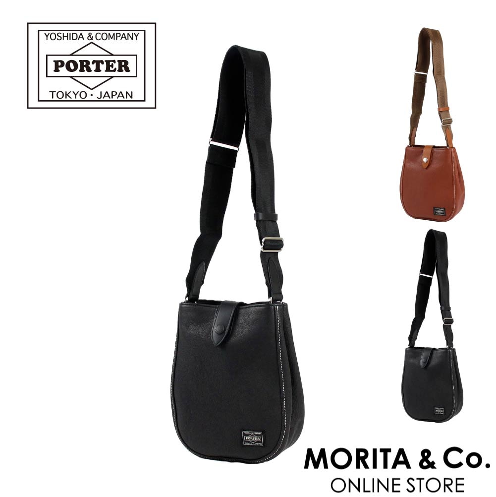 ポーター シスコ ショルダーバッグ(L) 小さめ メンズ 革 斜め掛け 吉田