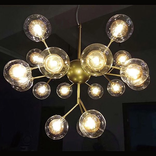 1台在庫有！ゴールドのみ】ガラスボールシェード・デザイン