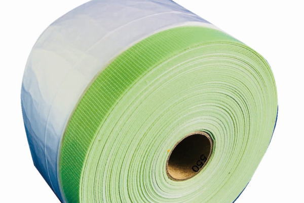 布コロナマスカー 550mmX25m テープ緑色 1箱 60巻入 | 養生シート