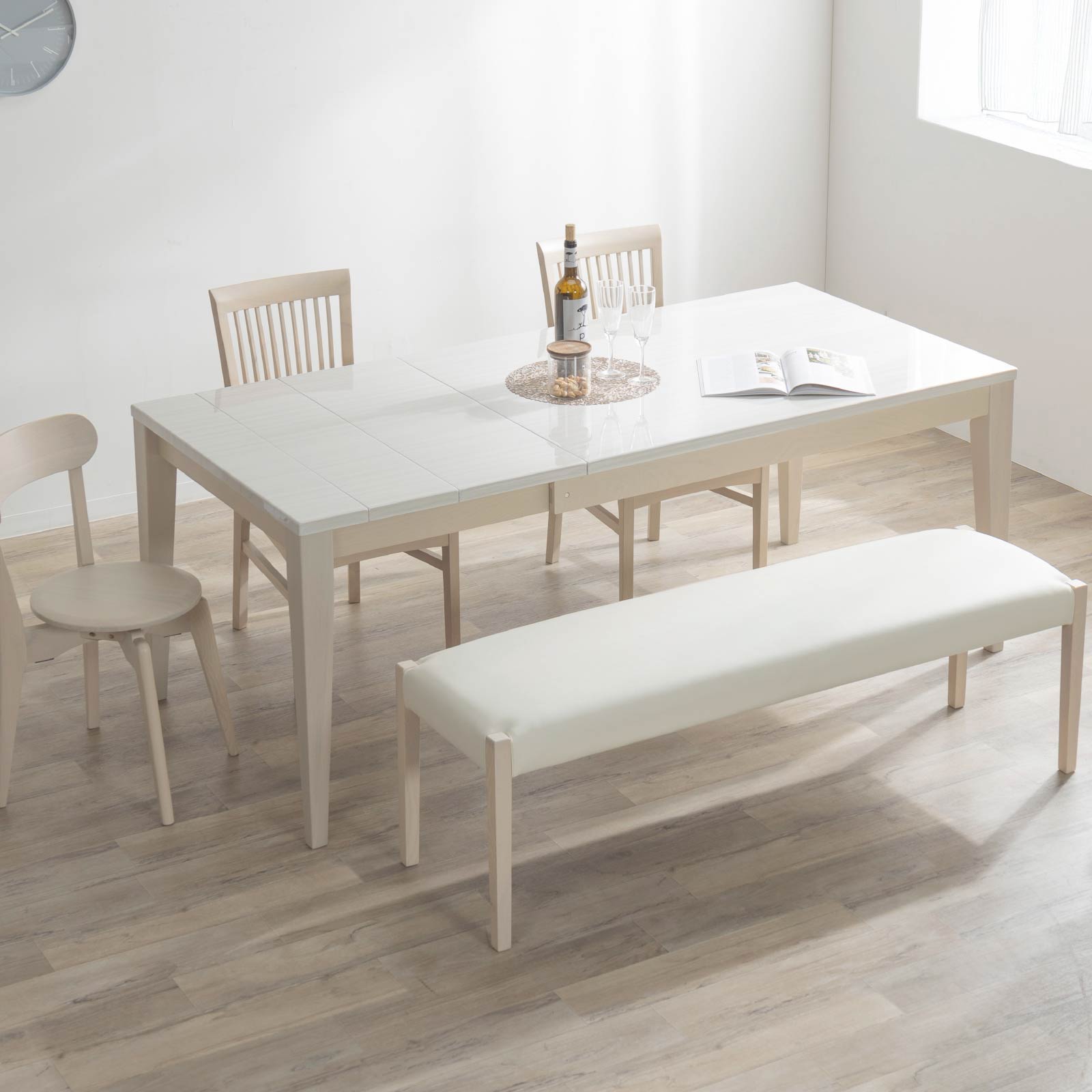 早い者勝ちIKEA MELLTORP ホワイト ダイニングチェア シンプル 早い者