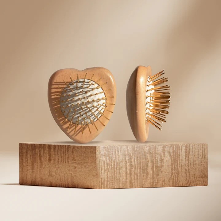 値下げ中【新品未開封】プレミアムFOX カッサ ウッド ミニハート ヘアブラシ プレミアム FOX カッサ ウッド ミニハート ヘアブラシSNOW FOX