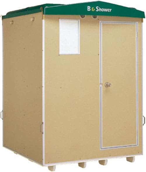 屋外風呂シャワーユニット 2室 浴槽なし FS2-25R シャワー・脱衣室別