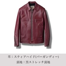 LJM-17TF タイトフィット シングル ライダースジャケット｜『666』パン