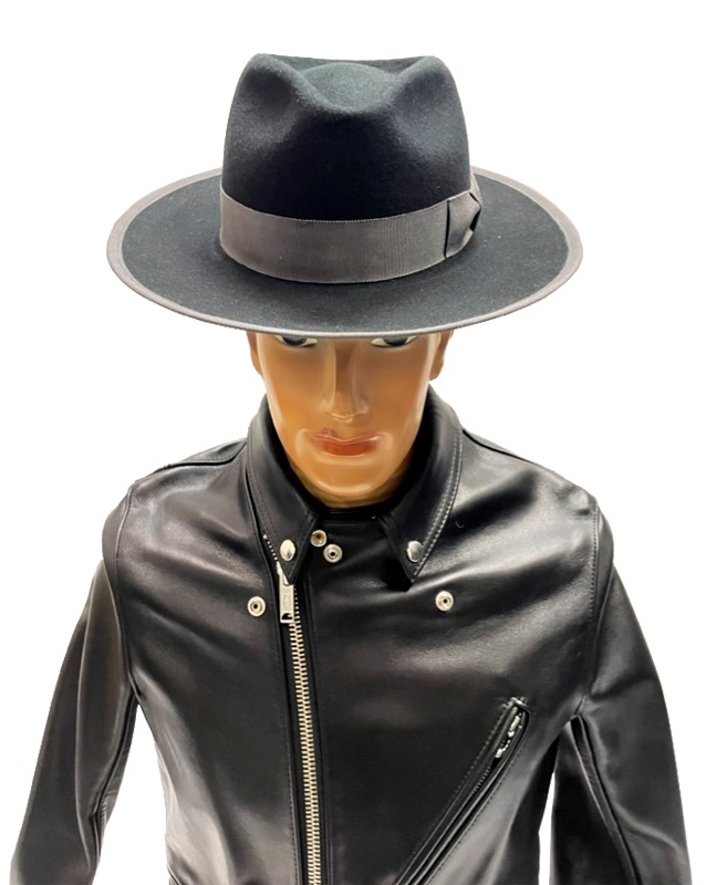 ロング ブリム フェルトハット｜『666』パンクロックファッションの通販