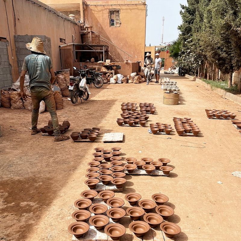 モロッコ3大陶器】サフィ サラダボウル M | 大原真樹セレクト | FATIMA