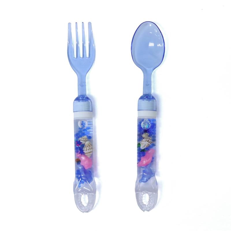 ウォーターシェルランチセット オーシャンスプーン＆フォーク イルカ