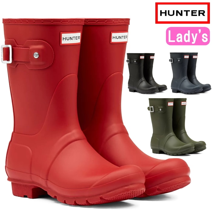 HUNTER レッド 長靴22センチUK3 HUNTER レッド 長靴22センチUK3
