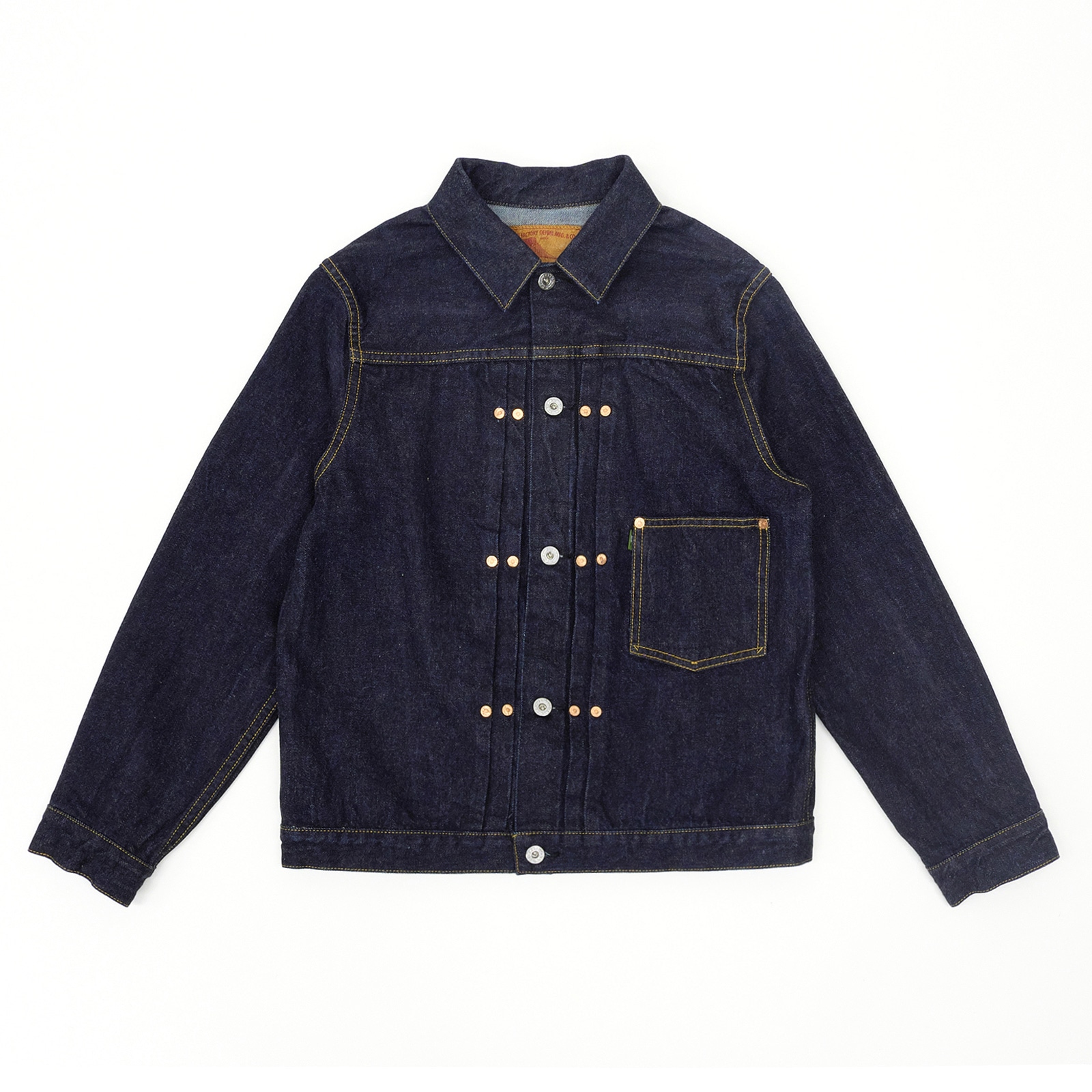 F2432 SELVEDGE GARAGE DENIM JK | HERITAGE DENIM | FOB FACTORY