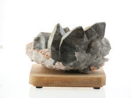 黒水晶 （モリオン） 巨大六角柱（アクリル台座付き）No.1 高さ約35cm