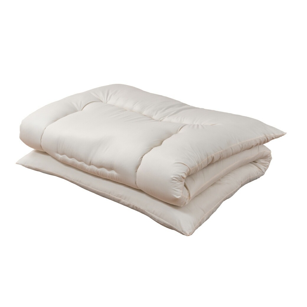 日本製 防ダニ・抗菌防臭加工 洗える敷布団 アイボリー シングル