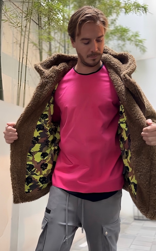 MO3108 TEDDY BOA* ASM HOODIE JACKET #BROWNY | SALE