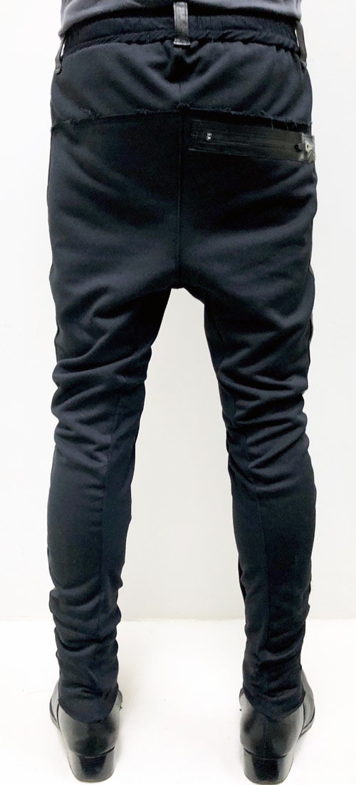 MPR001 HYBRID STRETCH LEATHER PANTS #09 BLK | COLLABORATION