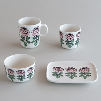 ヴィヒキルース ピンク×グリーン（マリメッコ／marimekko） フリー