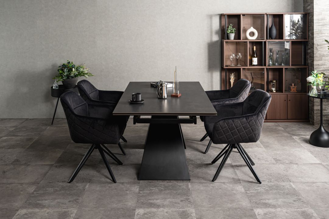 セラミック天板】伸長式ダイニングテーブル ジーマ 幅160～236cm