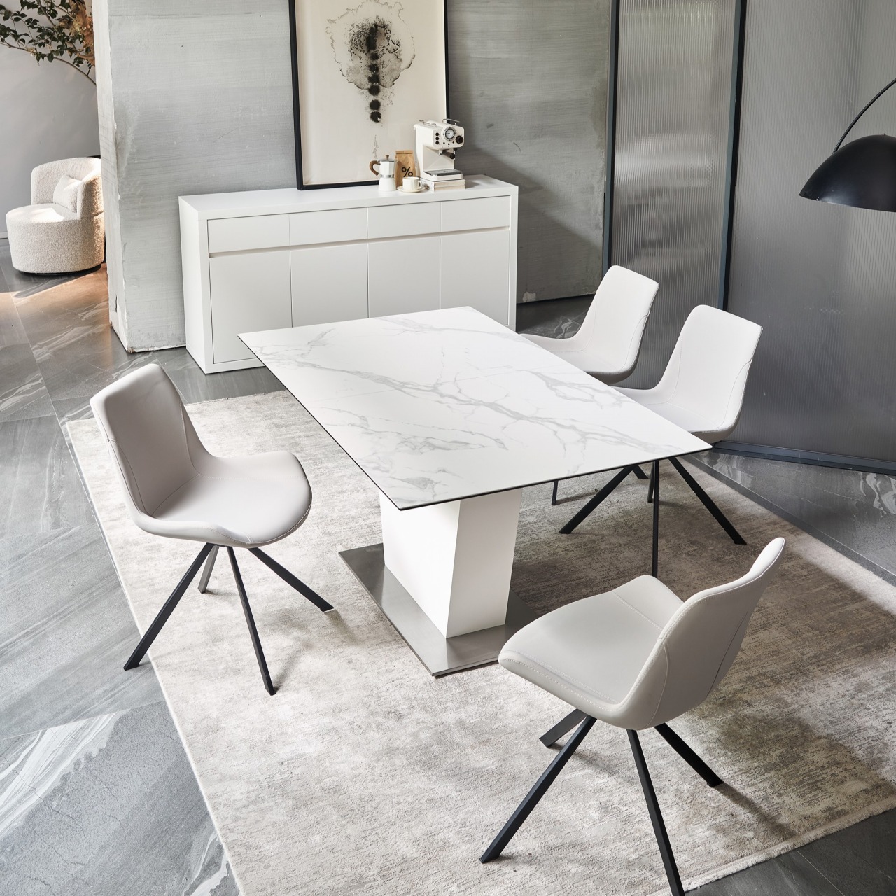 songdream】ALETTA（アレッタ）エクステンションダイニングテーブル