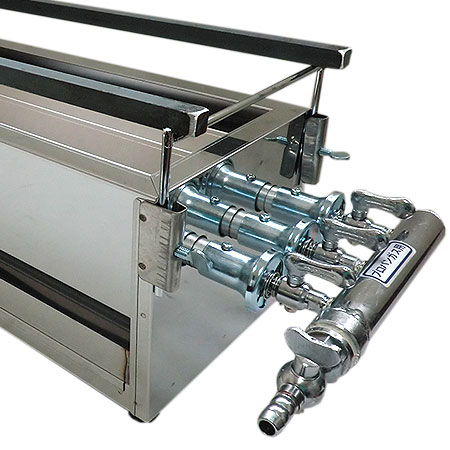 業務用 焼き鳥機 ガス式 （3本パイプ） GB-3-750-LL｜焼き鳥道具｜藤田道具
