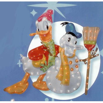 ディズニーイルミネーションライト ドナルドダック＆スノーマンの通信