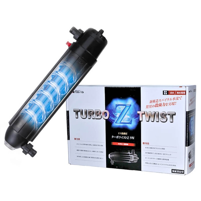 カミハタ ターボツイストZ (9W) 殺菌灯 淡水・海水両用 水量約300L以下