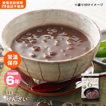 ロングライフフーズ LLF食品 ぜんざい 150g ｜ あんしんの殿堂 防災館