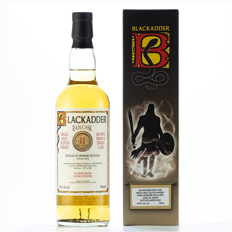 BLACKADDER RAW CASK ARDMORE 2010 11YOPEATED Cask No:802995 60.6