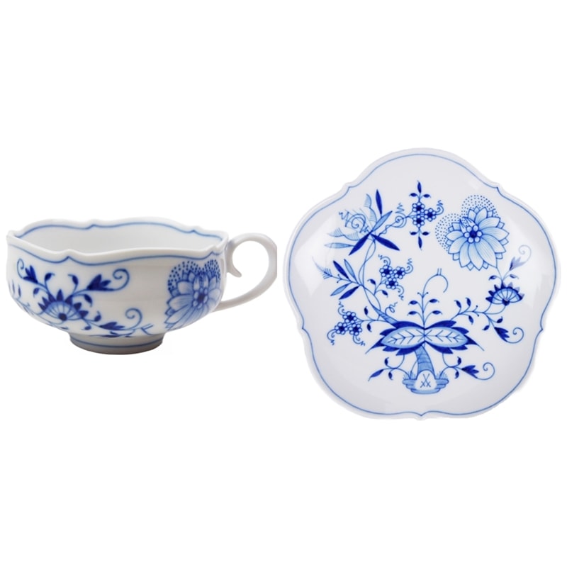 マイセン ブルーオニオン ティーカップ＆ソーサー 800101/23633