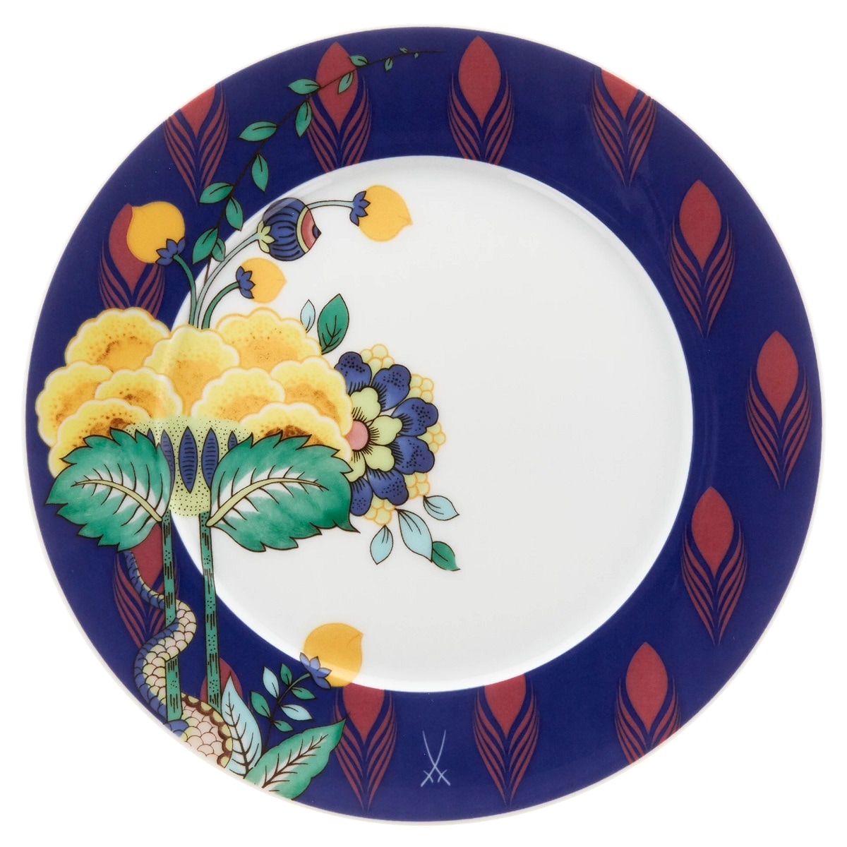 マイセン プレート 17cm コラージュ ミスティック・ガーデン 79A523