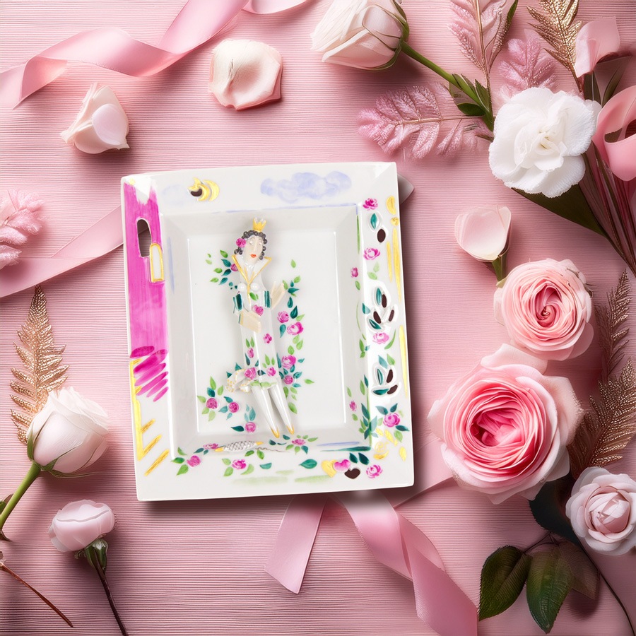 マイセン メルヘンプラーク(壁掛け) 「イバラ姫」 83M10/900395