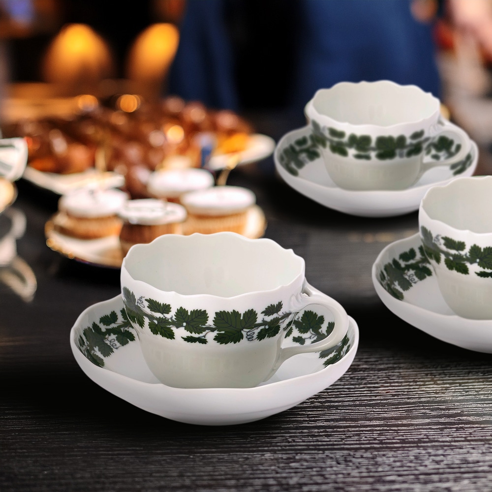 マイセン ワインリーブ ティー/コーヒー兼用カップ＆ソーサー 841501