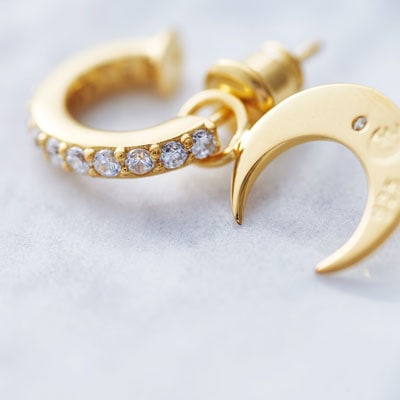 ≪Crescent Luna/クレセントルナ≫LUNA PIERCE/ルナピアス GOLD