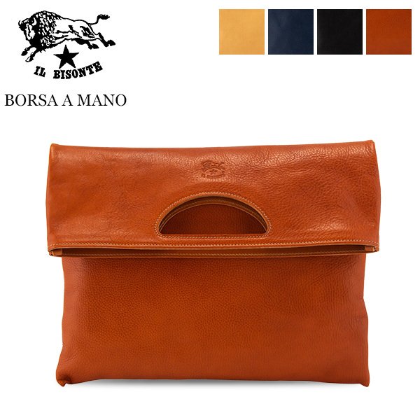 イルビゾンテ Il Bisonte クラッチバッグ ハンドバッグ A2447 P BORSA