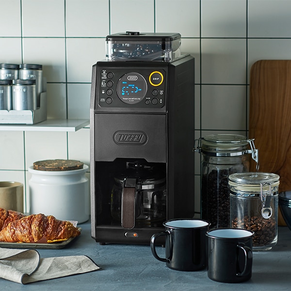 トフィー Toffy 全自動ミル付カスタムドリップコーヒーメーカー 豆 粉