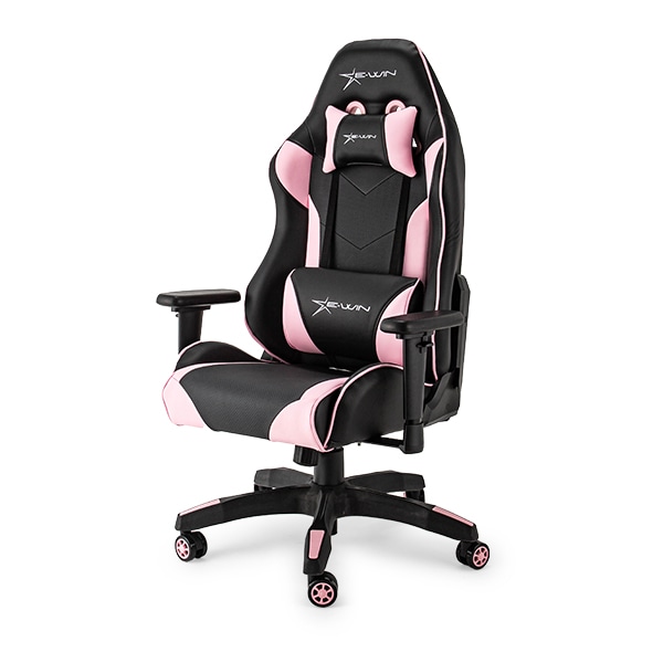 前傾チルトなし】E-WIN ゲーミングチェア オフィスチェア 女性 レザー