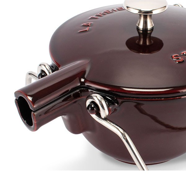 ストウブ Staub ラウンド ティーポット 16.5cm 茶こし付き ホーロー