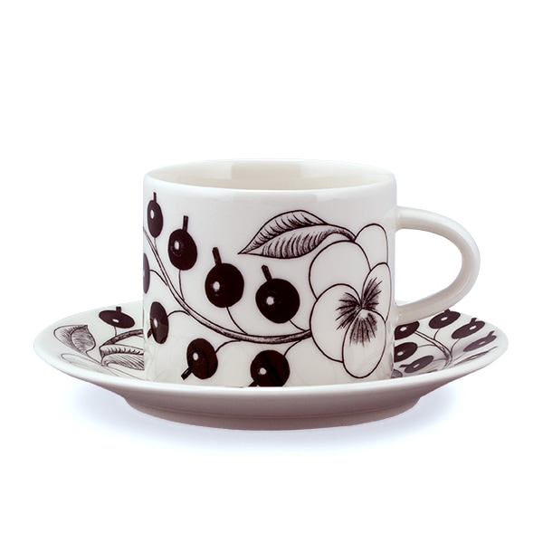 アラビア Arabia ブラック パラティッシ ブラパラ カップ & ソーサー