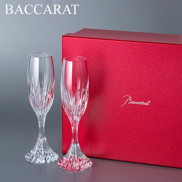 バカラ Baccarat マッセナ シャンパンフルート ペア 160mL シャンパン