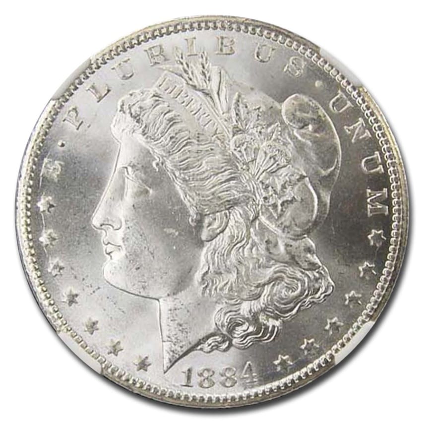 1884年 モルガン ダラー 銀貨 1ドル シルバー コイン モルガン ヘッド