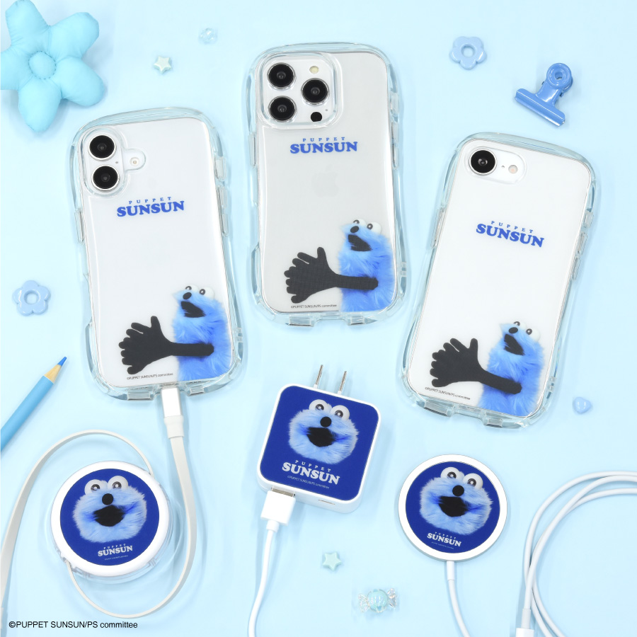 PUPPET SUNSUN (パペットスンスン) iPhone16 対応 クリスタルクリア