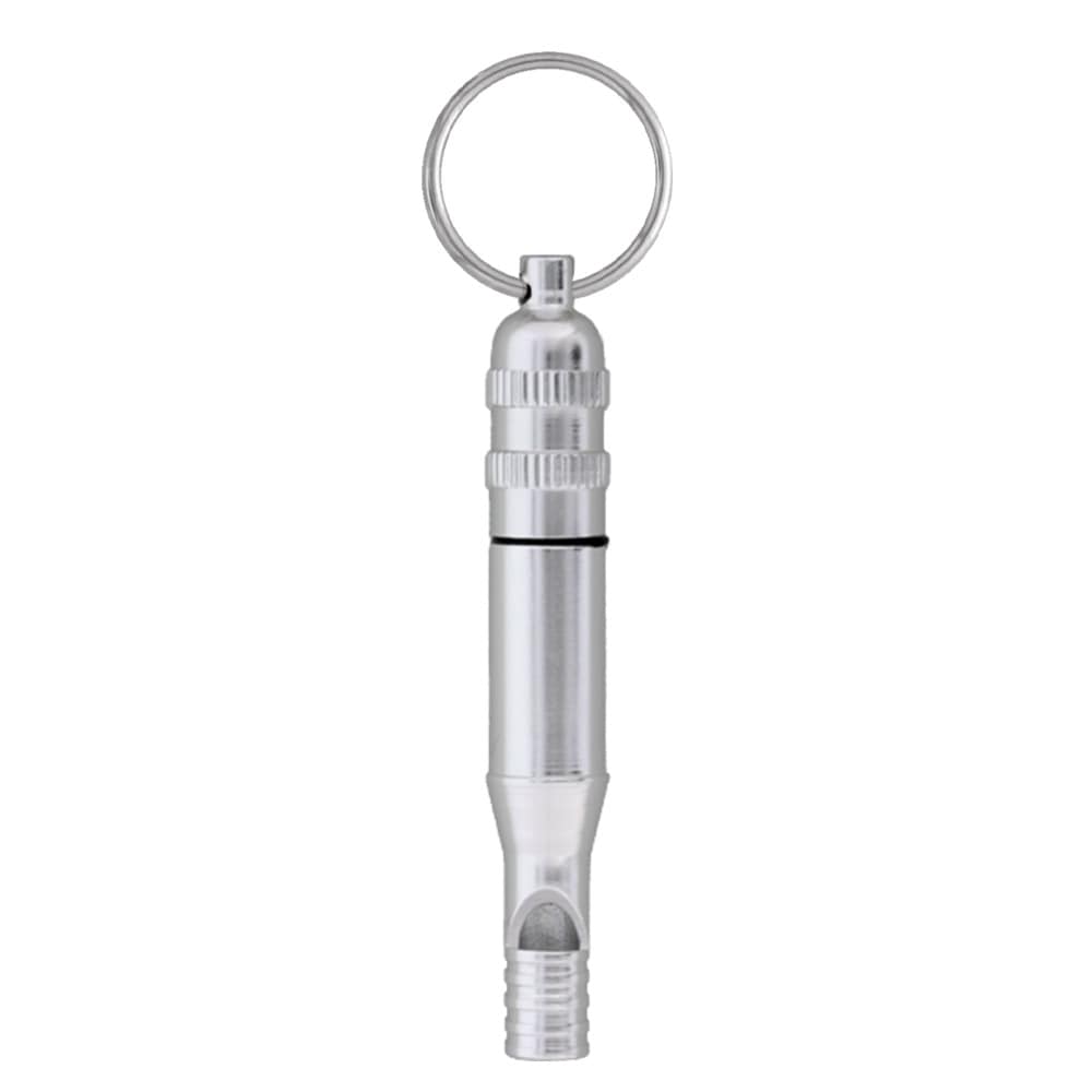 防災 防犯グッズにおすすめ IDホイッスル シルバー｜パーツ材料の通販