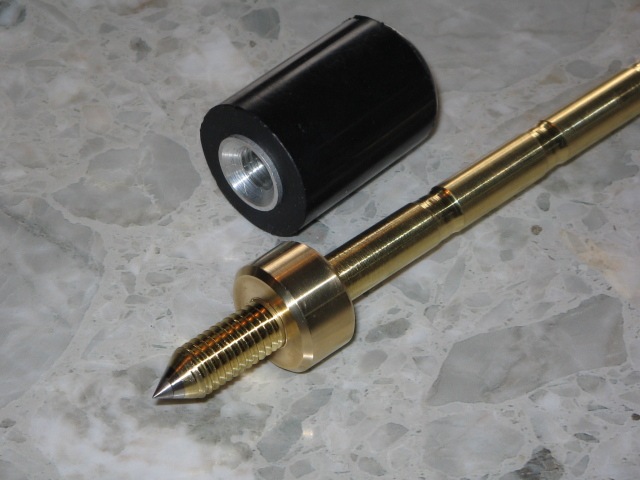 コントラバス エンドピン　タングステン入り真鍮／先端真鍮 コントラバスエンドピン <BR>トリプル・ブリランテ <BR