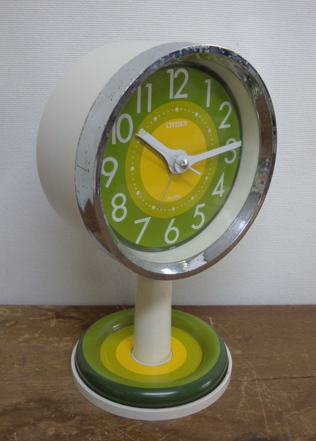 当時物】シチズン 目覚時計 ワルツ 昭和レトロ 手巻き ゼンマイ レア