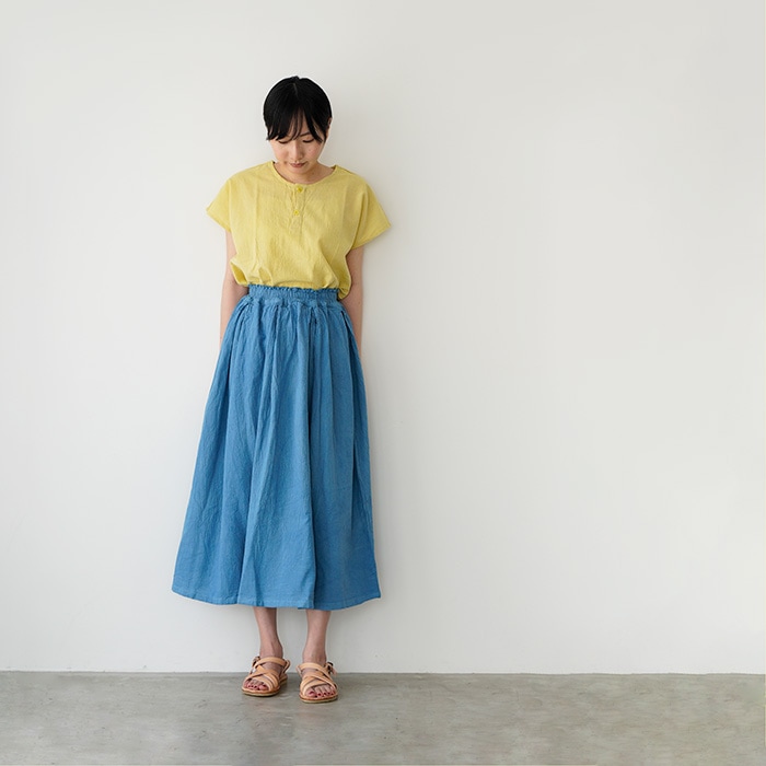 ヂェン先生の日常着 厚地ロングスカート 全4色 61110742 レディース