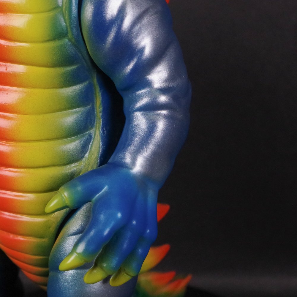 ソフビ/ブルマァク BULLMARK/流星人間ゾーン/バルガラス/ブルー｜墓場