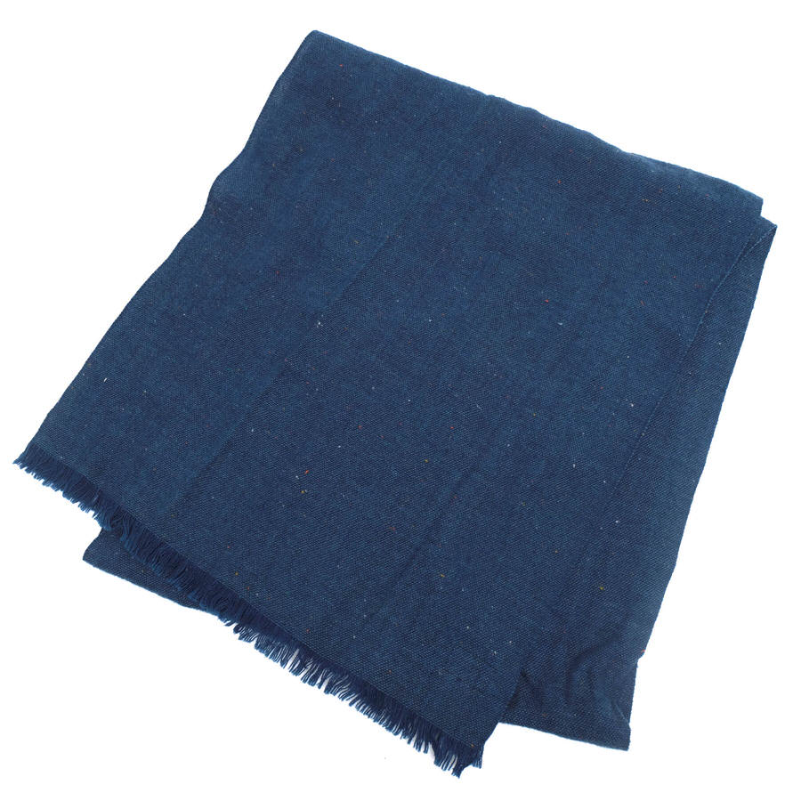 DOUBLE RL ヴィンテージ ストール ネイビー マフラー/ストール RRL