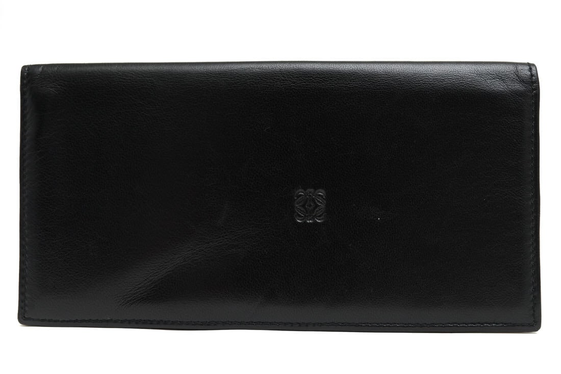 LOEWE / ロエベ パスポートケース 牛革 カーフ 小銭入れなし 札入れ