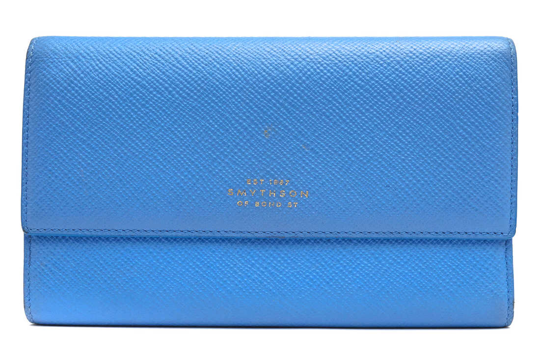 SMYTHSON Panama パナマ / スマイソン クロスグレインレザー 牛革 小銭