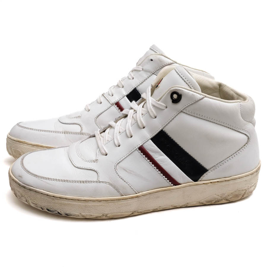 MONCLER Theodore / モンクレール トリコロール 牛革 カーフ ホワイト