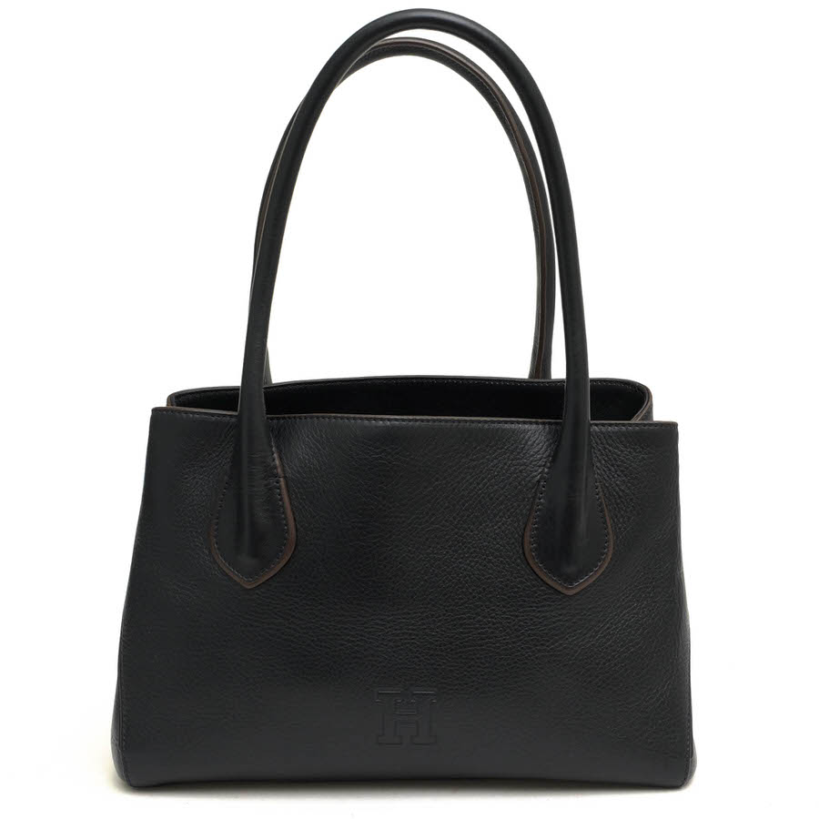 HIROFU / ヒロフ 牛革 カーフ シボ革 シュリンクレザー ネイビー 紺