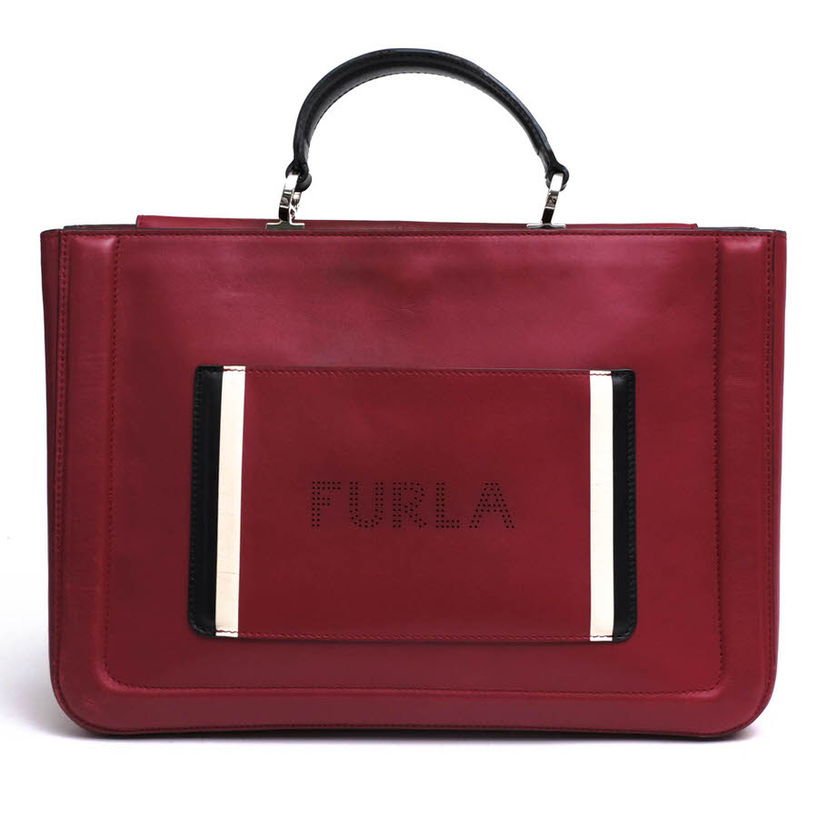 FURLA Reale L レアーレ / フルラ パンチングロゴ 牛革 ビジネスバッグ